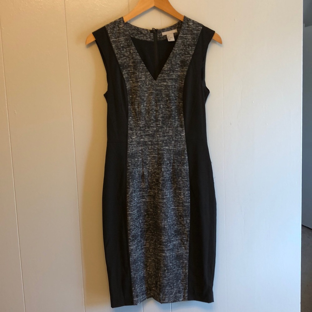 H&M Business Dress Black & Gray